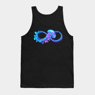 Infinity with Glowing Jellyfish Tank Top
